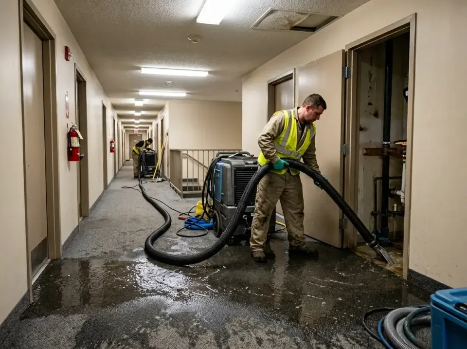 multi-unit-apartment-hallway-f-005 — frequently asked questions, Emergency Burst Pipe Water Extraction & Removal in Evans Ci…